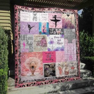 Keep Calm And Love Ballet Quilt Blanket Ht10  Quilt